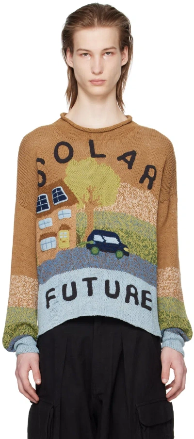 Story Mfg. Multicolor Twinsun Sweater In Clay Solar Future