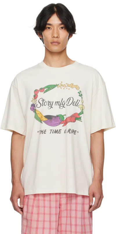 Story Mfg. Off-white Grateful S/s T-shirt