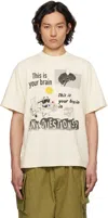 Story Mfg. Off-white Grateful Ss T-shirt In Ecru Wish You Were H
