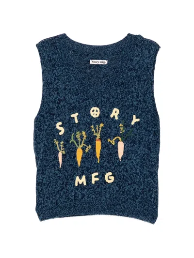 Story Mfg. Party Vest In Blue
