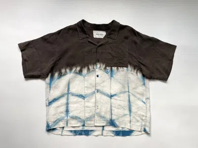 Pre-owned Story Mfg. Peace Tie Dye Print Shirt In Multicolor