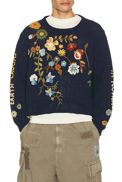 Story Mfg. Piper Jumper Knit In Blue