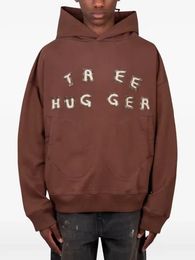 Story Mfg. Pocket Hoodie In Brown
