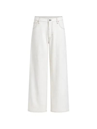 Story Mfg. Poetry Patchwork Jeans In White