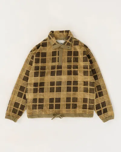 Pre-owned Story Mfg. . Polite Crochet Corduroy Pullover In Multi