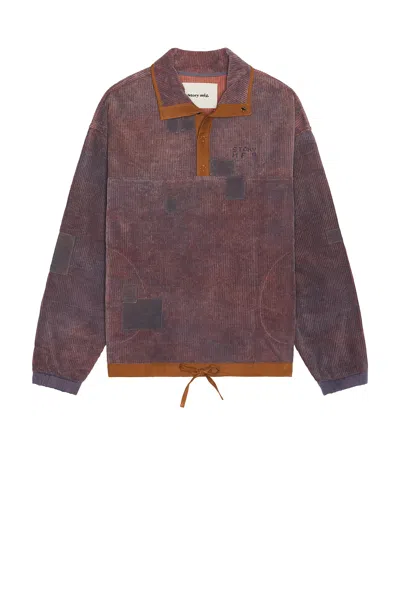 Story Mfg. Polite Pullover In Purple Scarecrow Cord