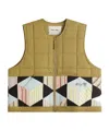 Story Mfg. Green Sleeveless Zip Vest In Green