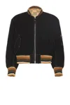 Story Mfg. Mens Reversible Wonky-wear Seed Bomber Jacket