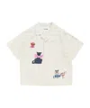 Story Mfg. Short-sleeved Lapel Shirt In White