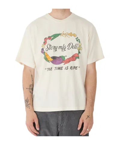 Story Mfg. Short-sleeved T-shirt In White