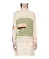 Story Mfg. Off-white Spinning Sweater In Gray