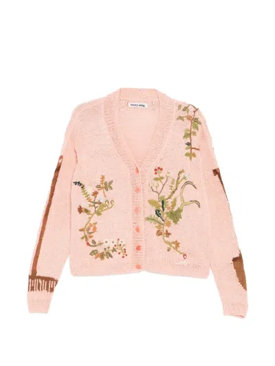 Story Mfg. Sprout Cardigan In Pink
