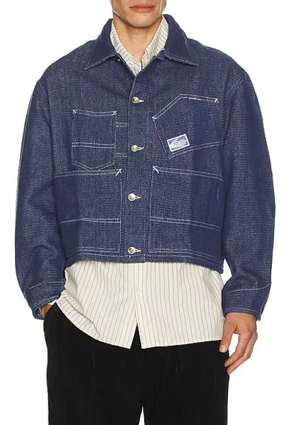 Story Mfg. Station Jacket In Blue