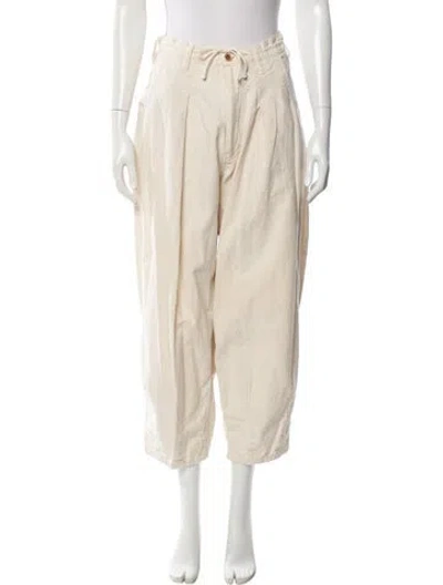 Pre-owned Story Mfg. Straight Leg Pants In Neutral