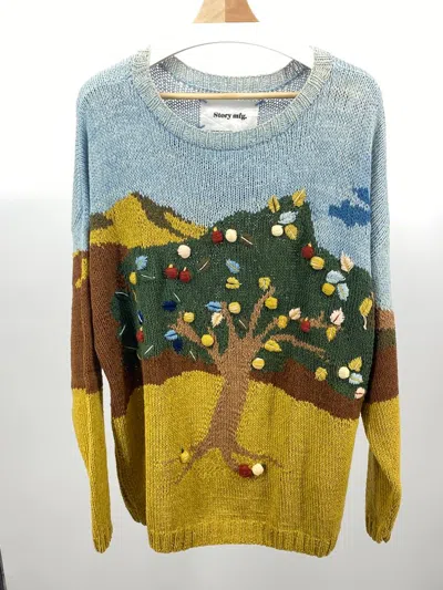 Pre-owned Story Mfg. Tree Knit In Multicolor