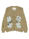 Story Mfg. Khaki Twinsun Knit Cardigan