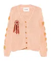 Story Mfg. Light Pink Twinsun Cardigan In Nude