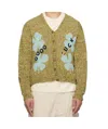 Story Mfg. Khaki Twinsun Knit Cardigan In Khaki