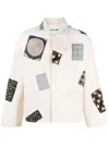 Story Mfg. Short On Time Organic-cotton Jacket In White