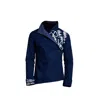 Story Wear Men's Blue Darren Stand Collar Letter Shirt In Blue