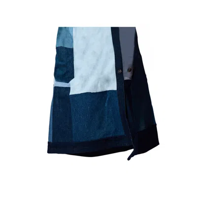 Story Wear Women's Blue Denim Wrap Skirt