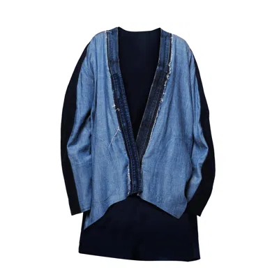 Story Wear Women's Kimono Third Edition Short Mid Blue