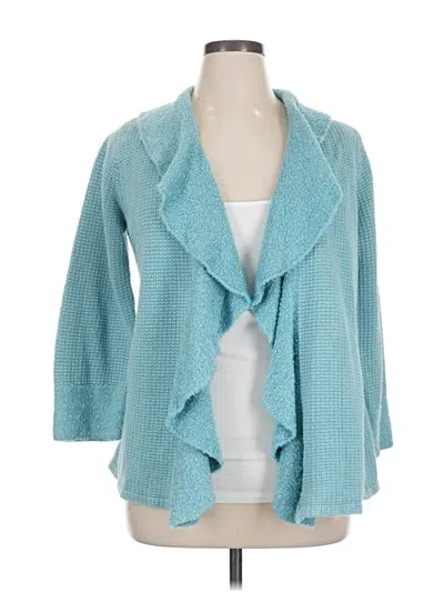 Pre-owned Storybook Knits Cardigan Sweater In Blue