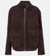 Stouls Arthur Suede Jacket In Brown