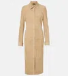 Stouls Becky Suede Coat In Beige