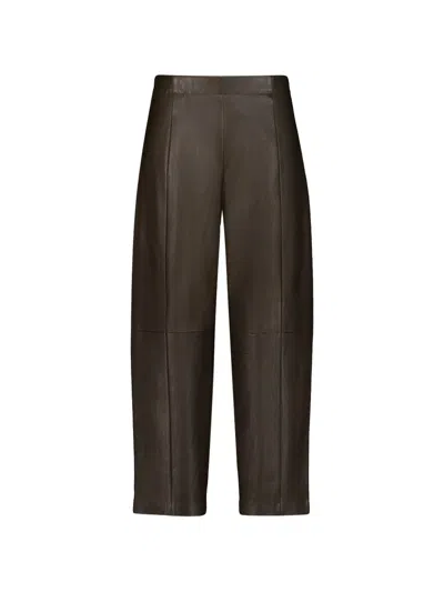 Stouls Bugsy Panelled Trousers In Brown