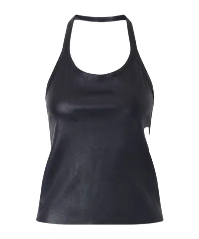 Stouls Cherry Leather Tank In White