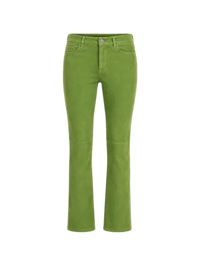 Stouls Dean Suede Trousers In Green