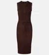 Stouls Eva Suede Minidress In Brown