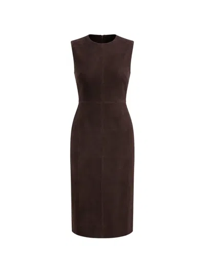 Stouls Evita Sleeveless Dress In Brown