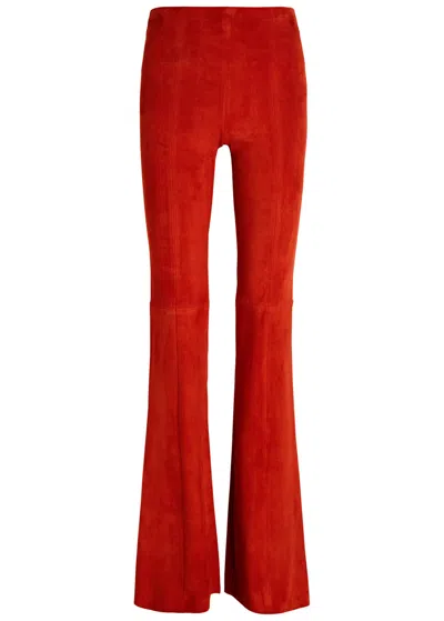 STOULS STOULS GÉGÉ STRETCH-SUEDE TROUSERS