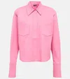 Stouls Josh Leather Jacket In Aura