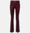 Stouls Jp Suede Slim Pants In Red