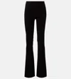 Stouls Kam 24 Suede Flared Pants In Black