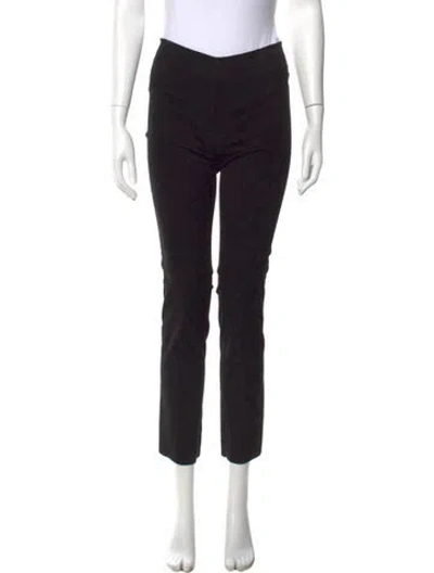 Pre-owned Stouls Lamb Leather Straight Leg Pants In Multi