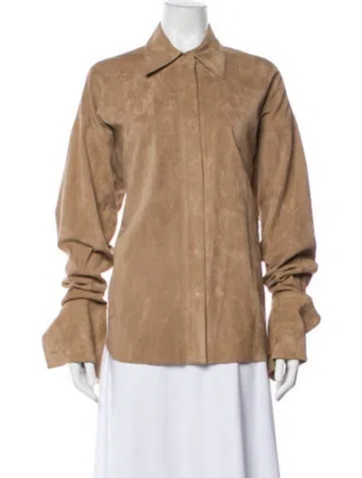 Pre-owned Stouls Lambskin Jacket In Neutral