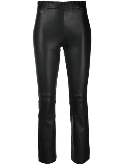 Stouls Lambskin Trousers In Black