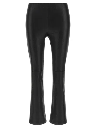 Stouls Leather Pants In Black