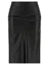 Stouls Ruched Detailing Skirt Featuring Back Slit