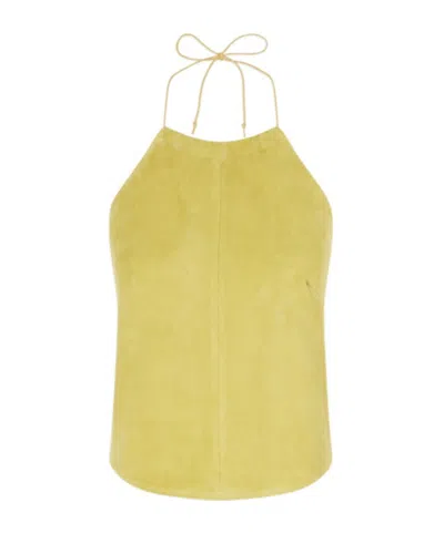 Stouls Sling Bodycon Top In Yellow