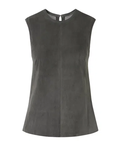 Stouls Miuccia Suede Tank In Gray