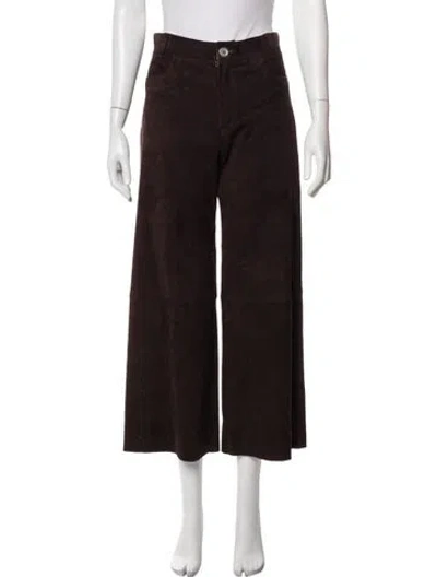 Pre-owned Stouls Wide Leg Pants In Brown