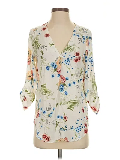 Pre-owned Stradivarius 3/4 Sleeve Blouse In Ivory