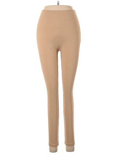 Pre-owned Stradivarius Active Pants In Tan