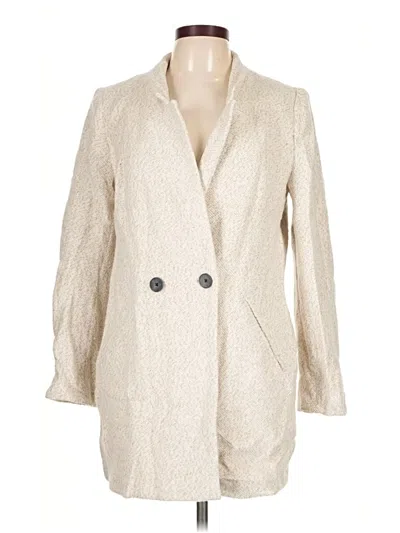 Pre-owned Stradivarius Blazer Jacket In Ivory