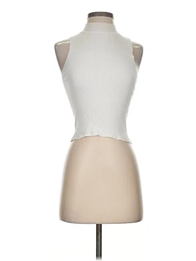 Pre-owned Stradivarius Cardigan Sweater In Ivory